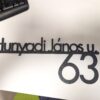 Egyedi házszámtábla UV álló műanyagból